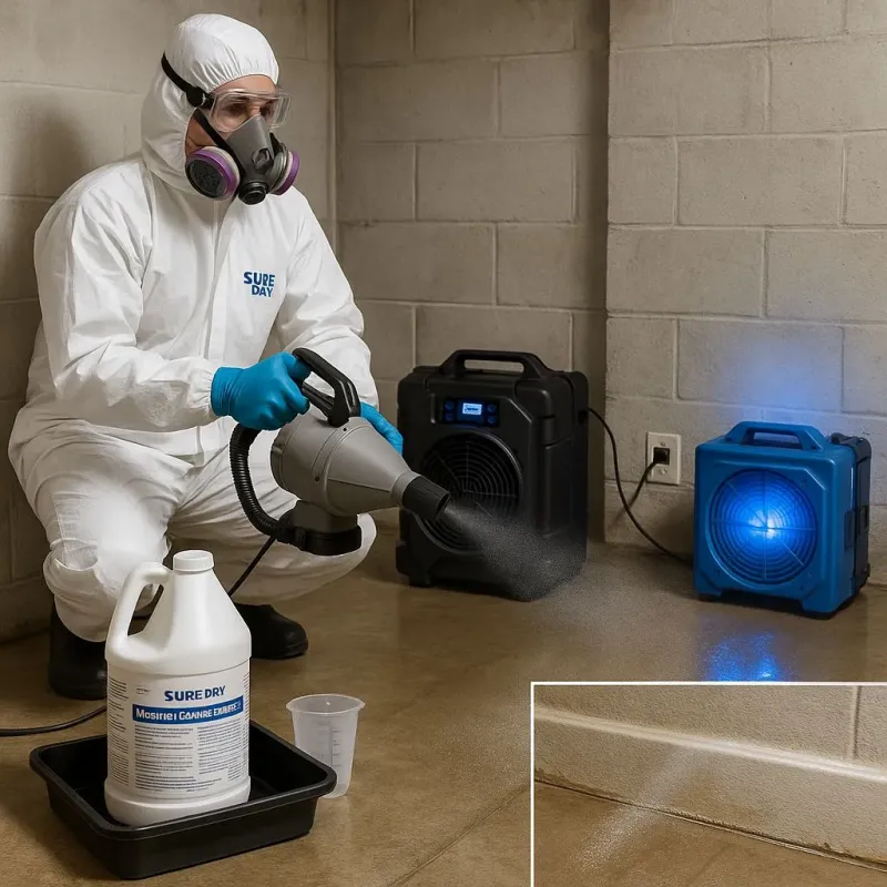 Sanitization and Odor Removal process in Cedarville, OH